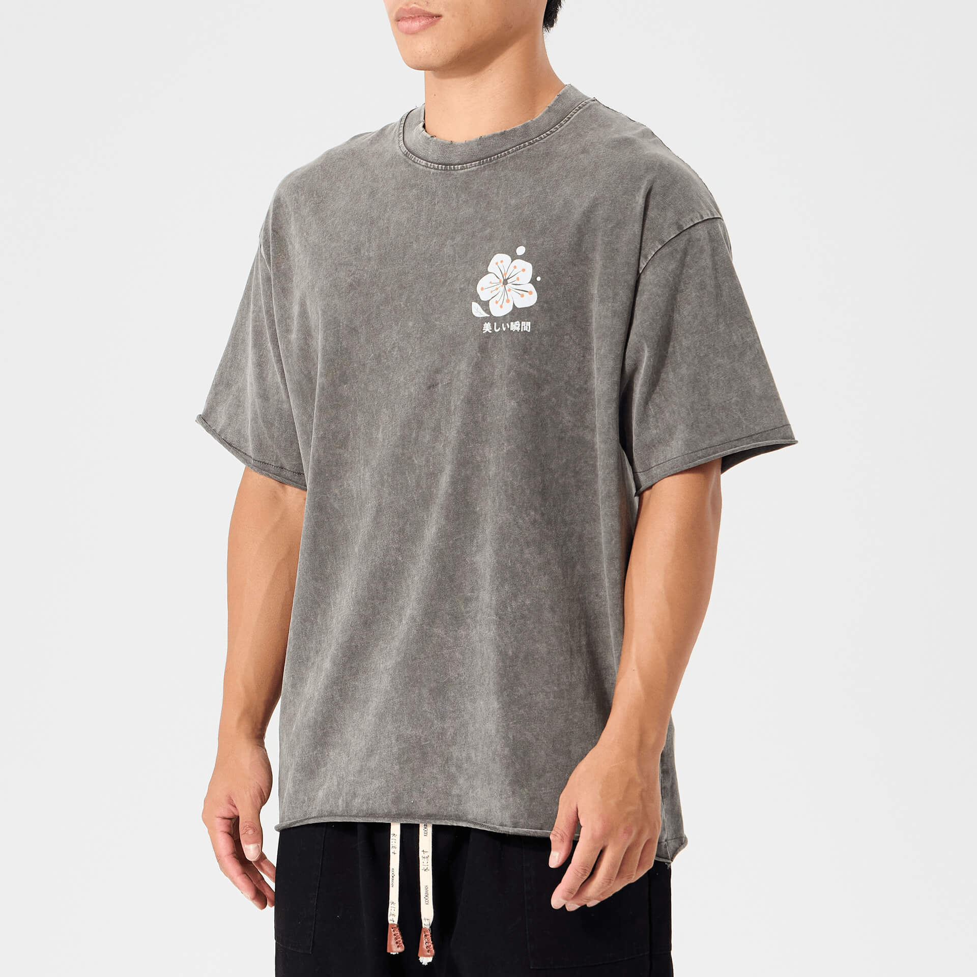 Crane Bloom Printed Tee