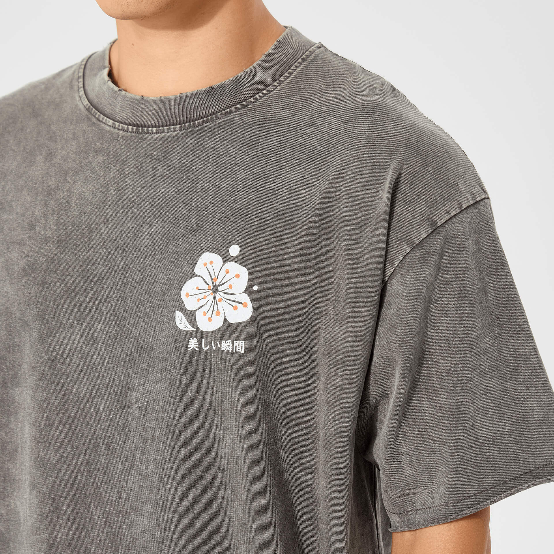 Crane Bloom Printed Tee