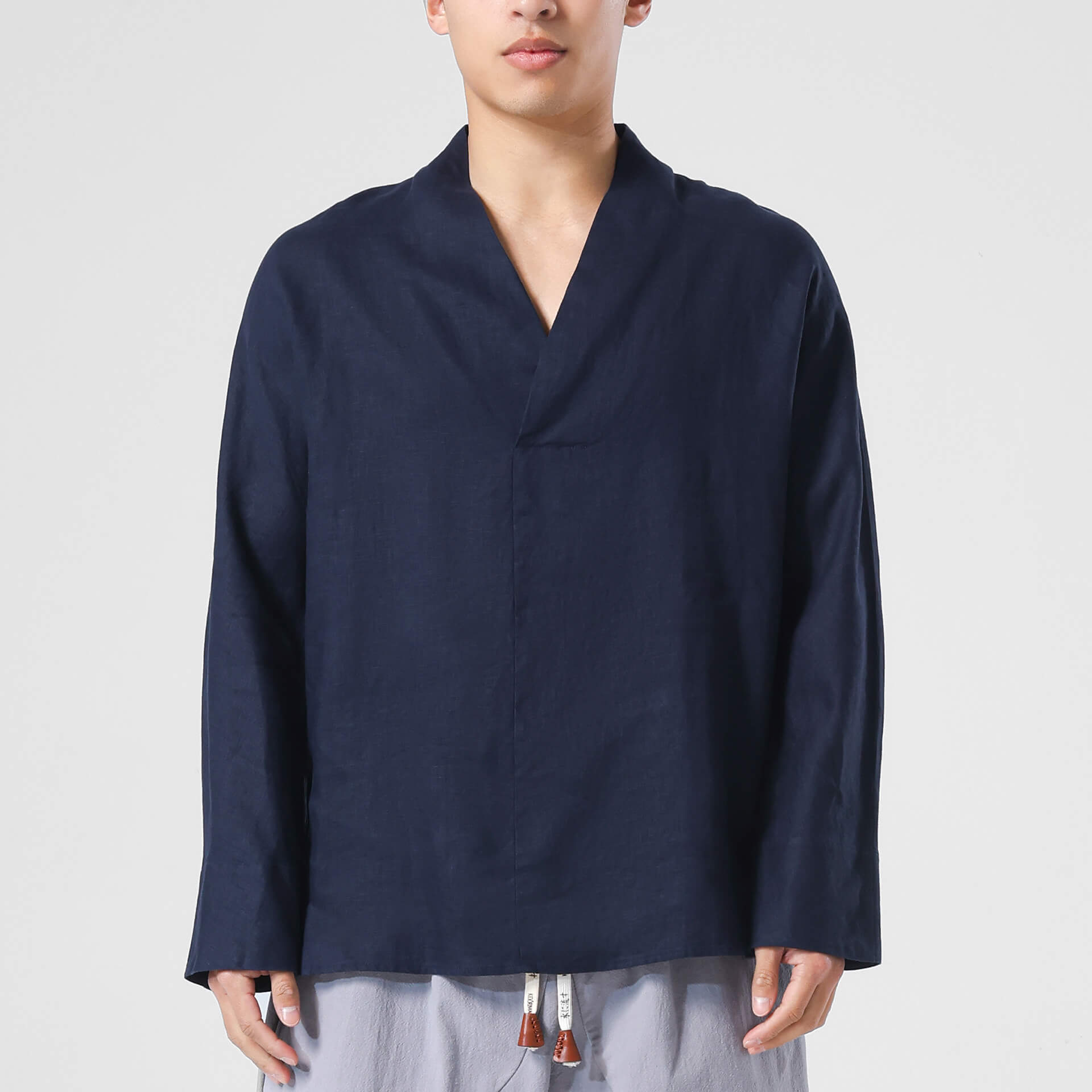 Shinu Drop V Shirt 2.0 - 100% Linen