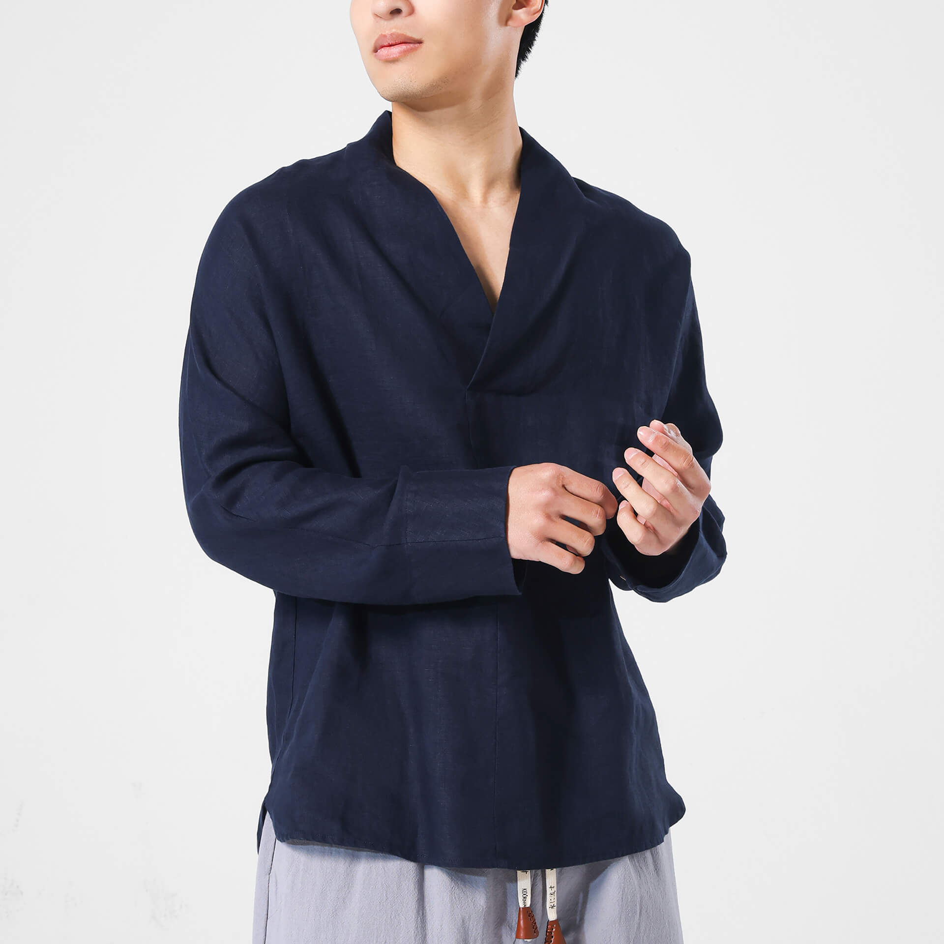 Shinu Drop V Shirt 2.0 - 100% Linen