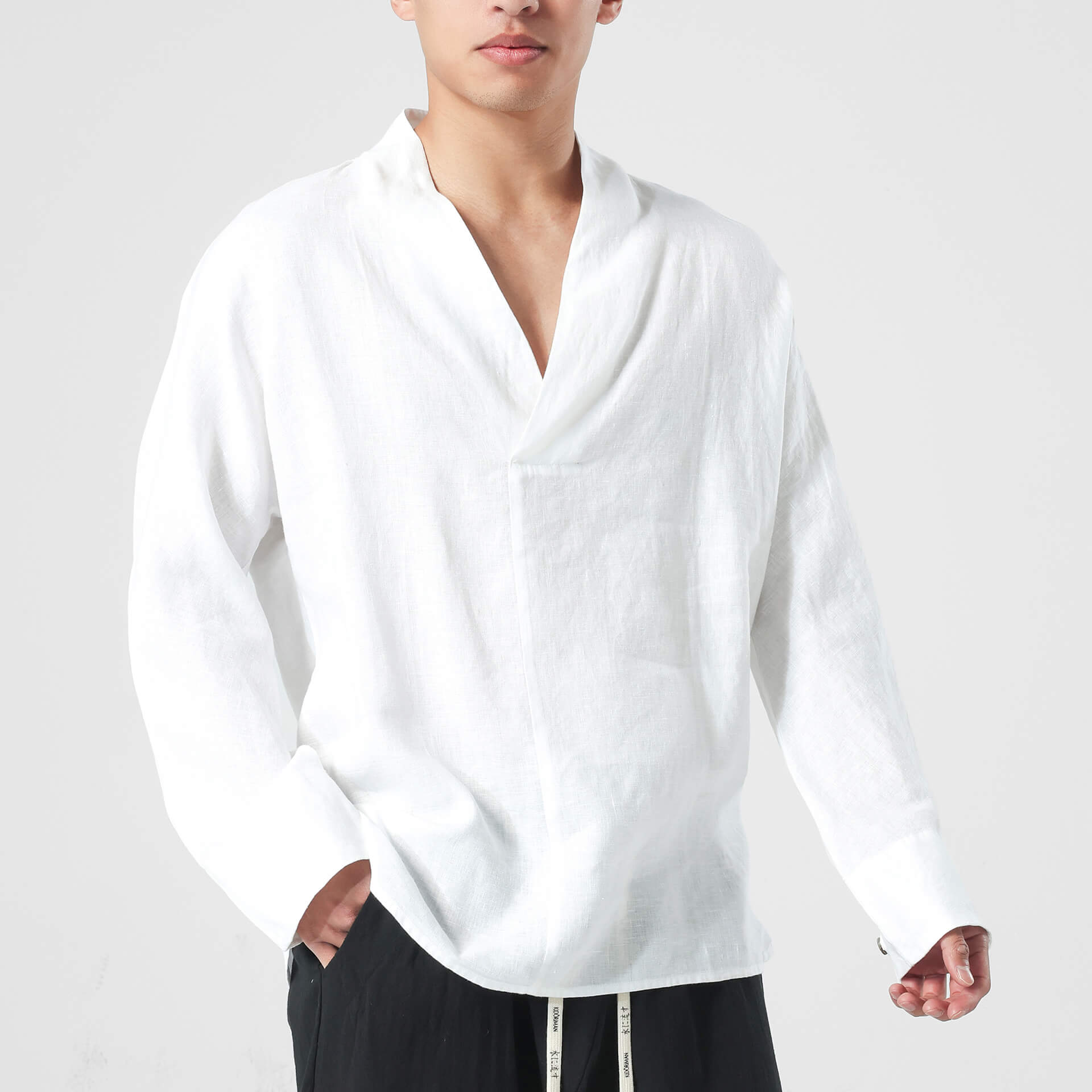 Shinu Drop V Shirt 2.0 - 100% Linen