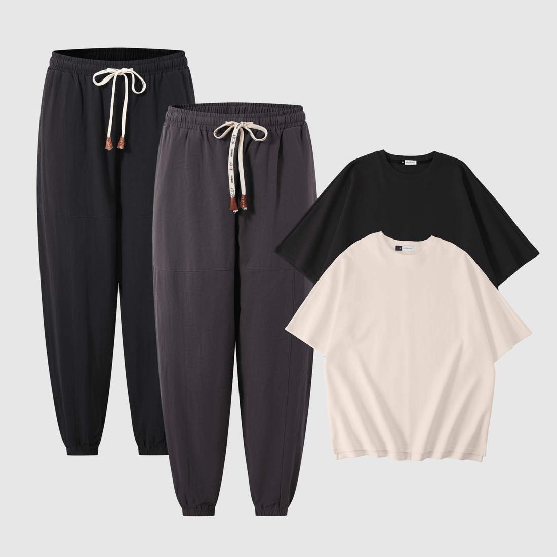 2 Kireina + 2 Oba Oversized Shirt Bundle