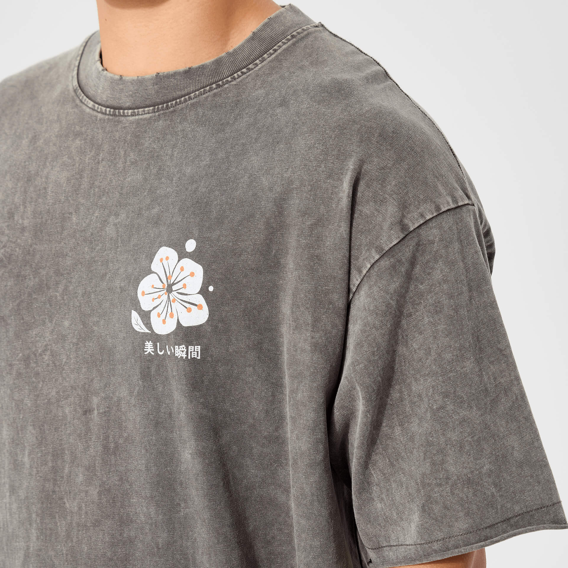 Crane Bloom Printed Tee