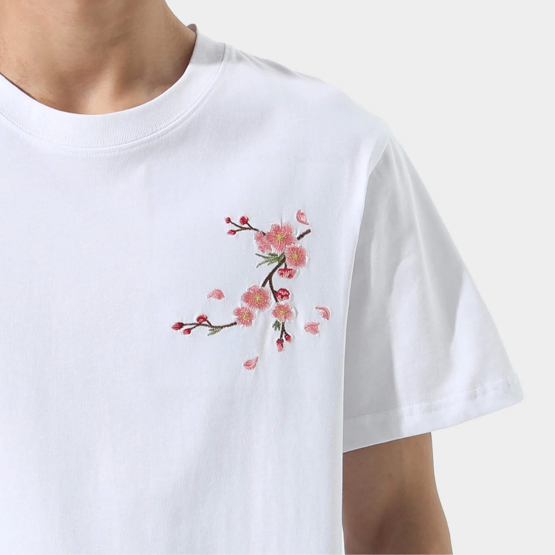 Sakura Embroidered Shirt Kidoriman
