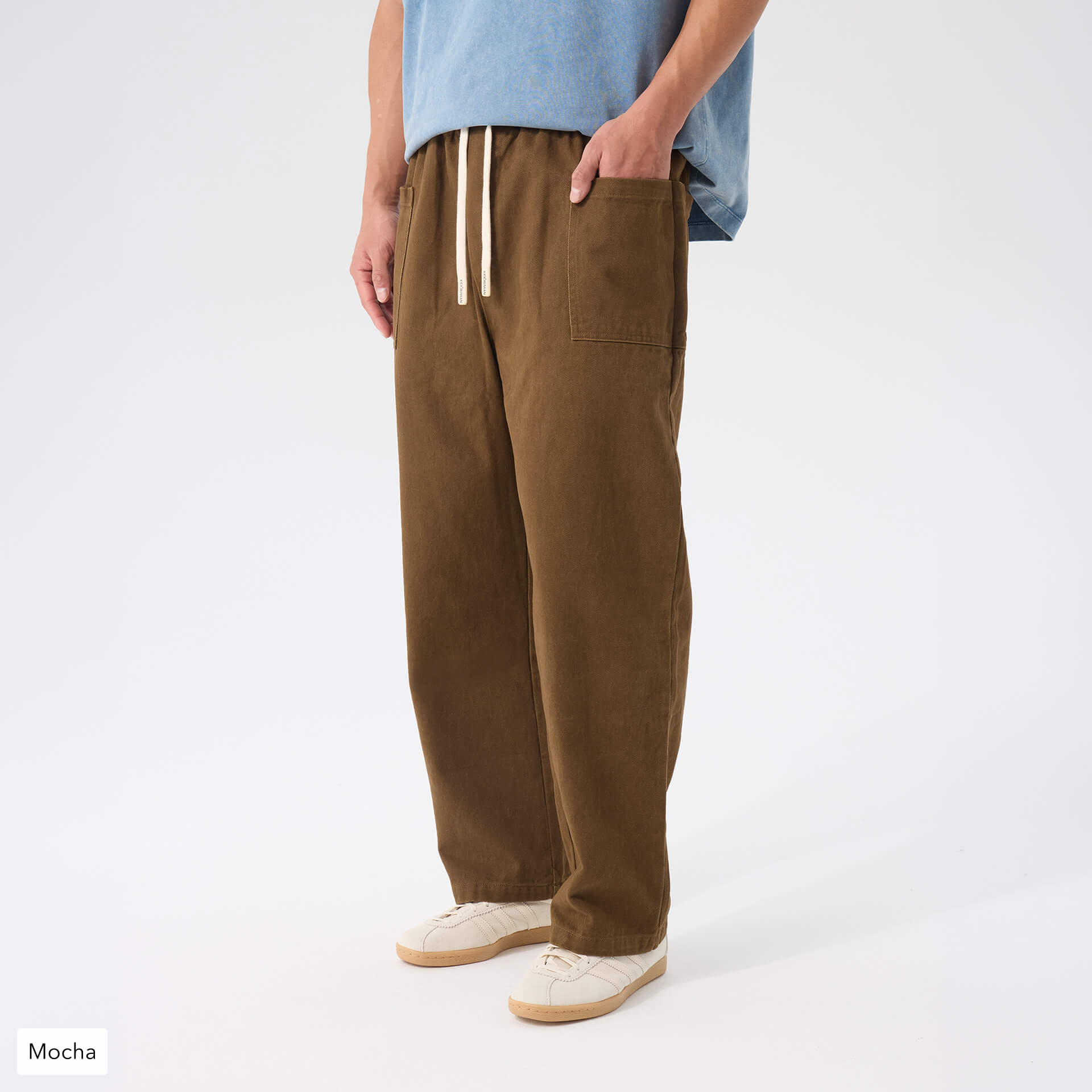 Kotona Pants | Men's Loose Cropped Cotton Pants – Kidoriman