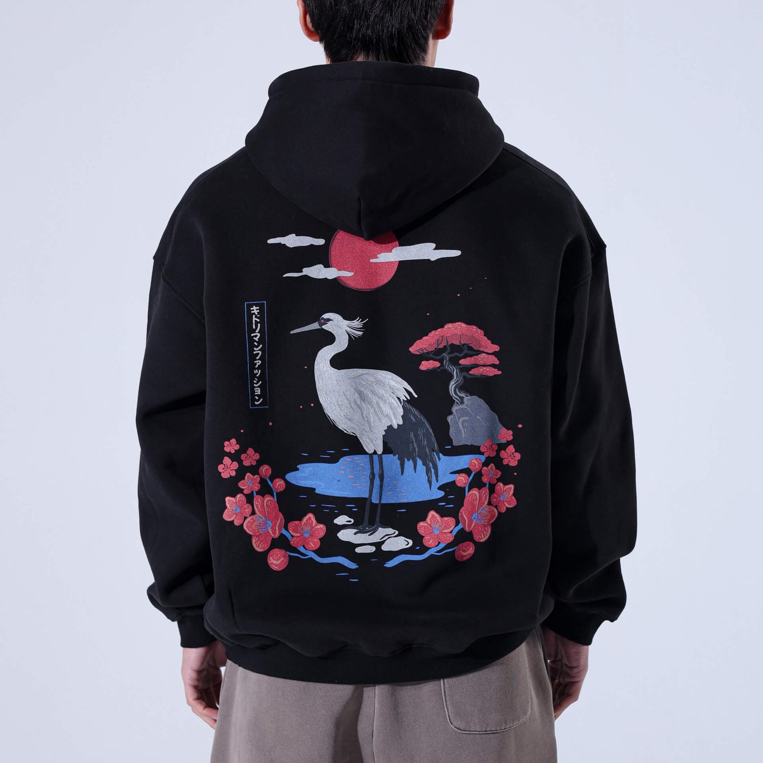 Kurenai Crane Hoodie