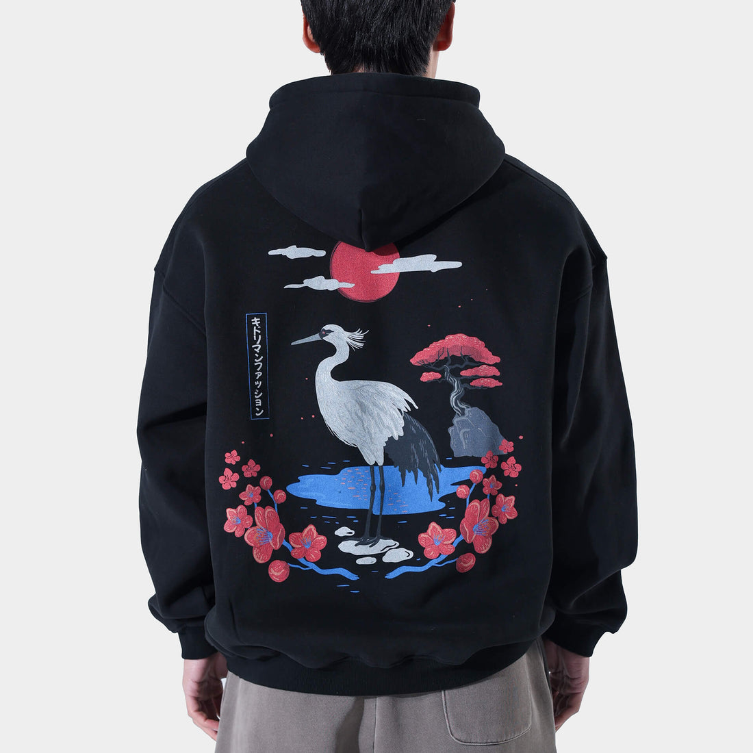 Kurenai Crane Hoodie