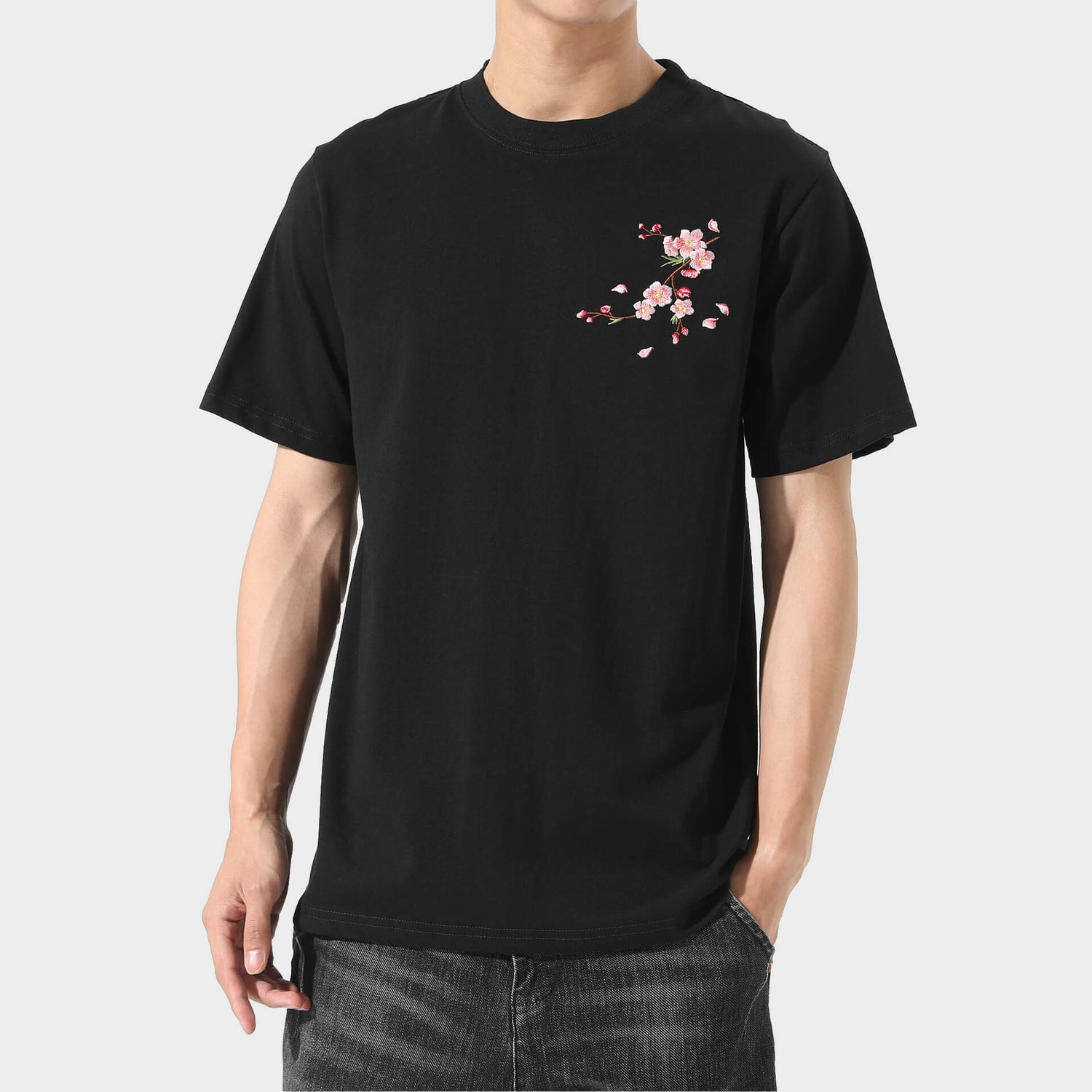 Sakura Embroidered Shirt – Kidoriman