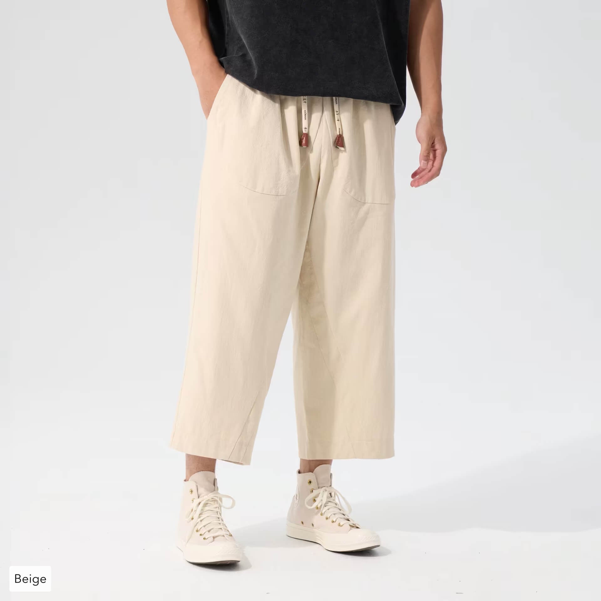 Sekino Wide Cropped Pants 2.0 – Kidoriman