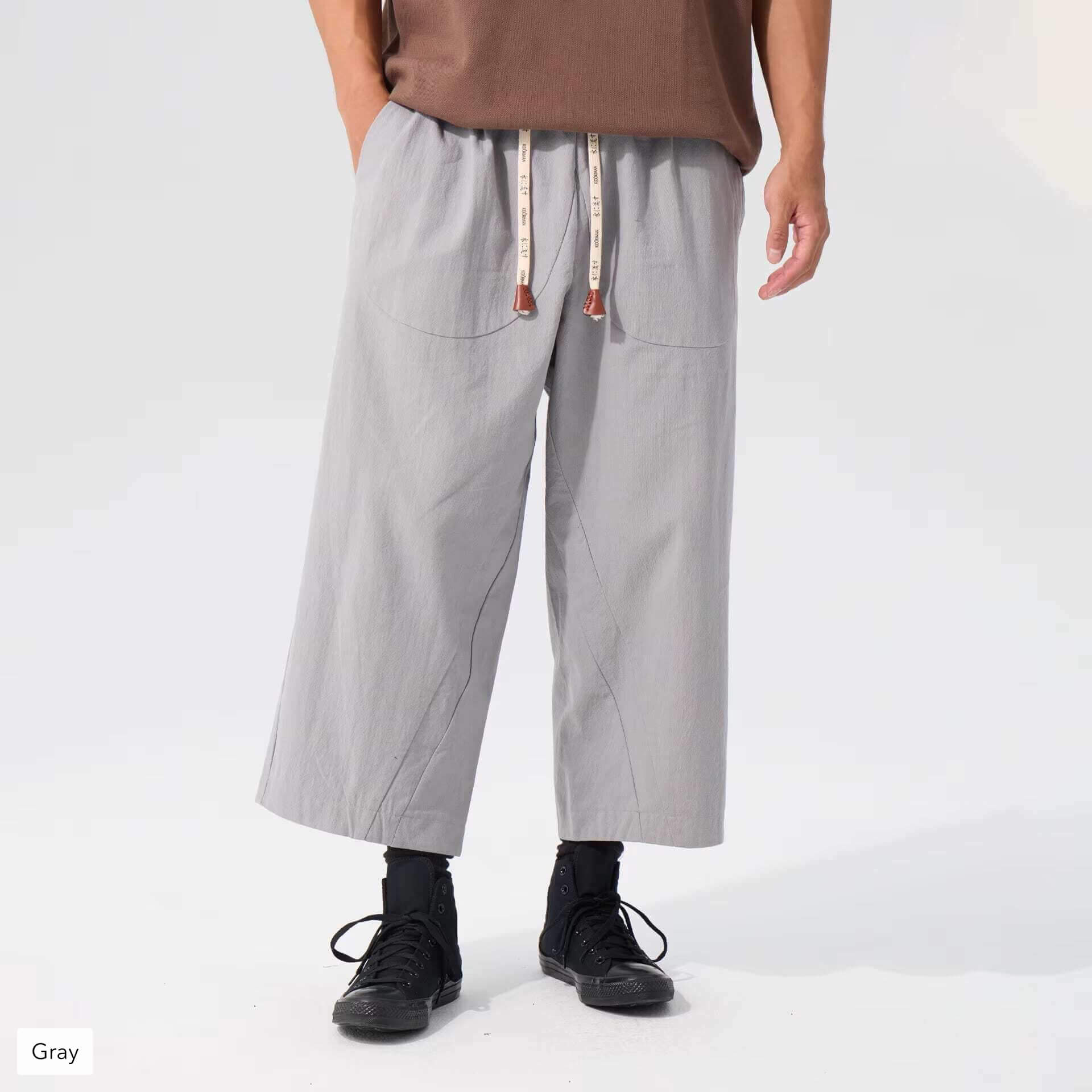 Sekino Wide Cropped Pants 2.0 – Kidoriman