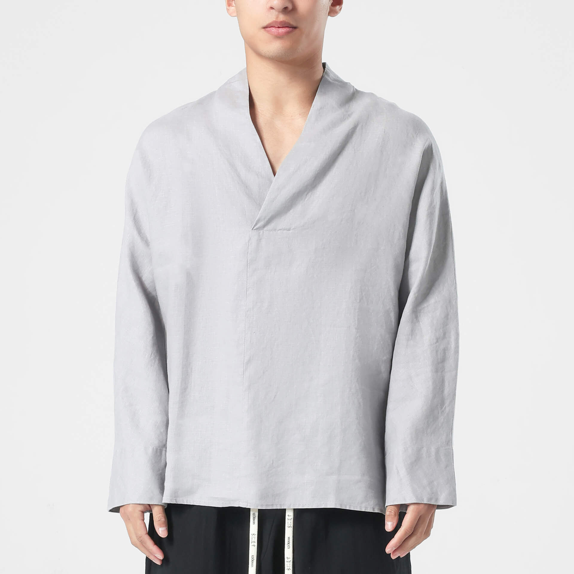 Shinu Drop V Shirt 2.0 - 100% Linen – Kidoriman