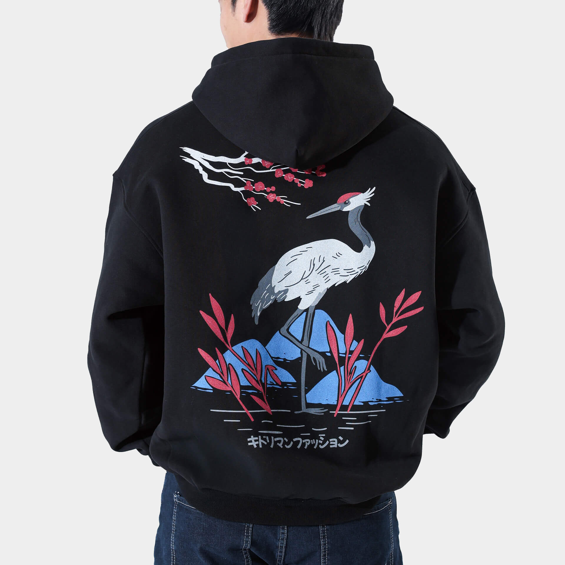 Shizuka Crane Hoodie