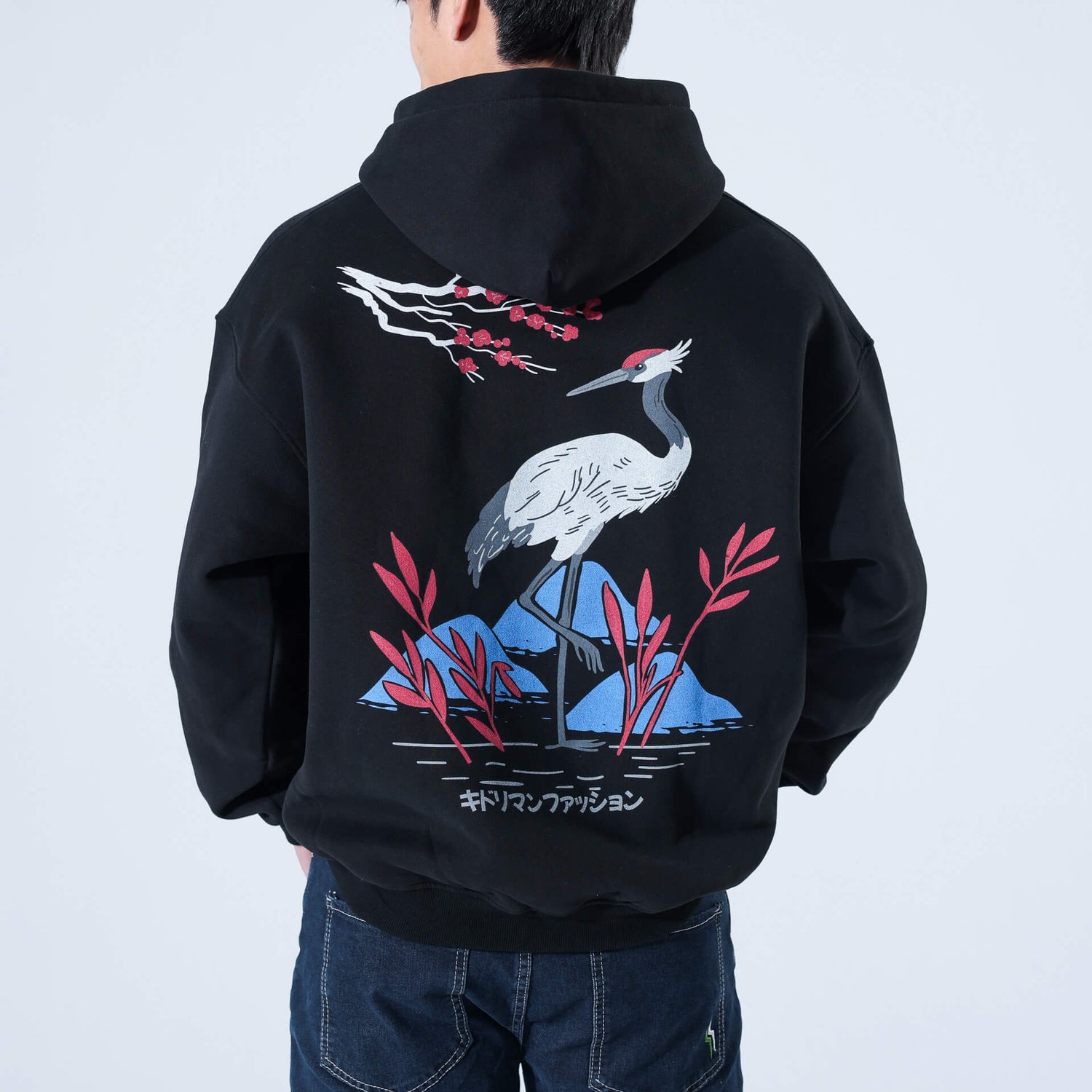 Shizuka Crane Hoodie