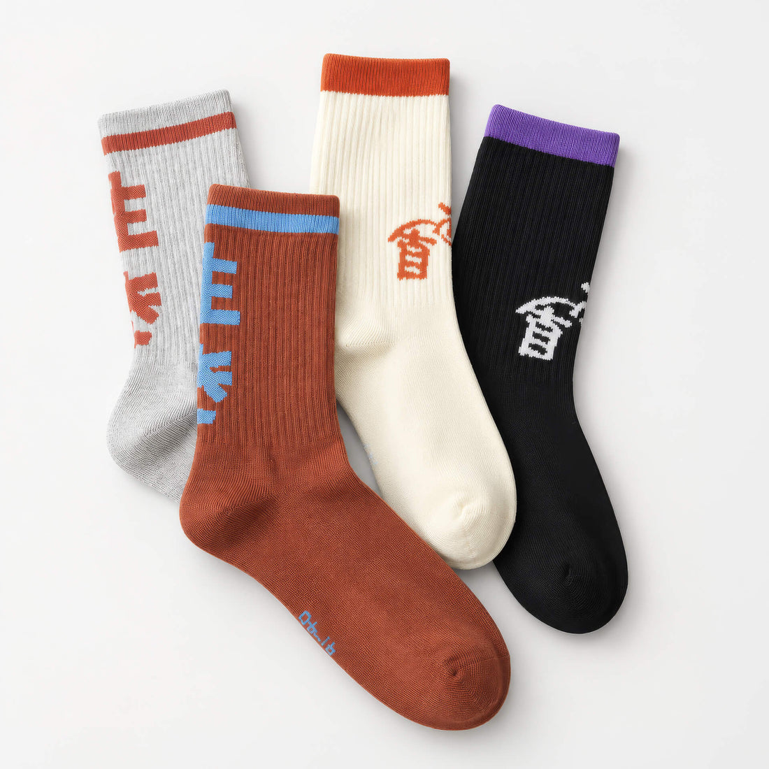 Ikiru Ribbed Socks, 4-Pack
