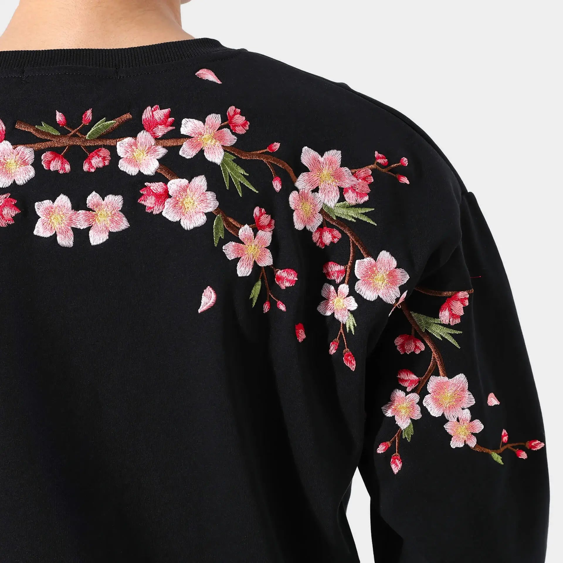 Sakura Embroidered Sweatshirt